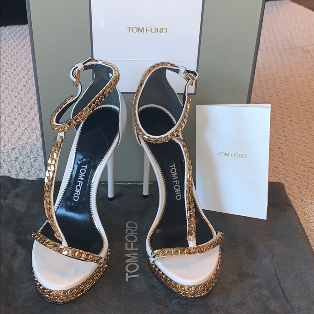Tom Ford woman’s chain link sandal!